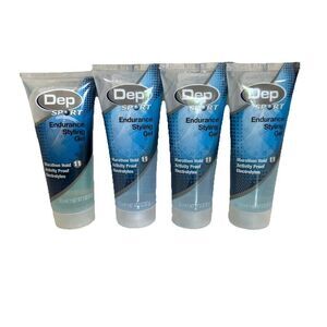 4x Dep Sport Endurance Styling Hair Gel Marathon Hold 11 - Travel Size 2 oz